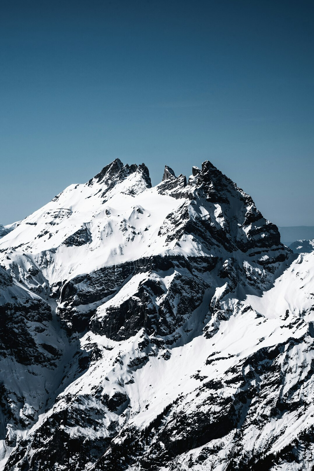 swiss landscape with mountains